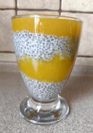 Zdjęcie przepisu Pudding chia z mango.
