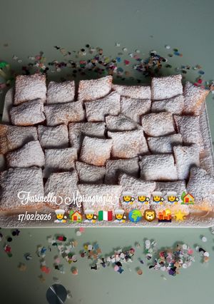 Foto di Chiacchiere di carnevale ripiene di crema alle nocciole 👩‍🍳🌍🇮🇹🏡🎉🎭🎭🎭🎭🎭🎭🎭🎭