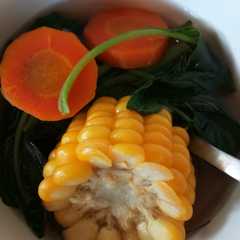 Sayur bayam bening রেসিপির প্রধান ছবি