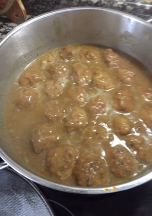 Una foto de Albóndigas de soja