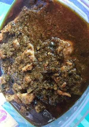 A picture of Ofada Sauce.