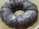 Bizcocho de chocolate sin huevo