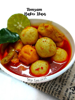 Foto resep Tomyam Bakso Ikan