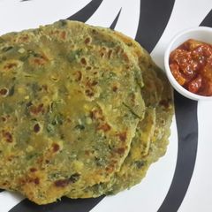 Leftover dal paratha A picture of Leftover dal paratha.