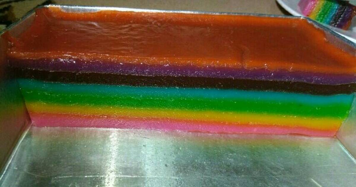 Resep Kue Lapis Rainbow Oleh Jihan Mustofa Sungkar - Cookpad