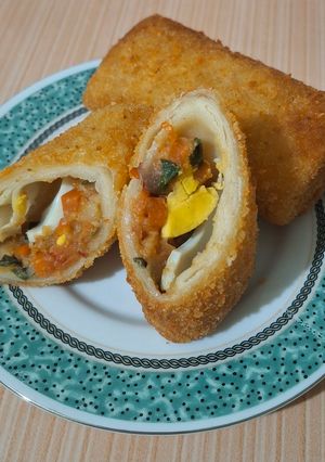 Foto resep Risol isi Ragout Pedas