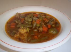 Una foto de Menestra de verduras congeladas