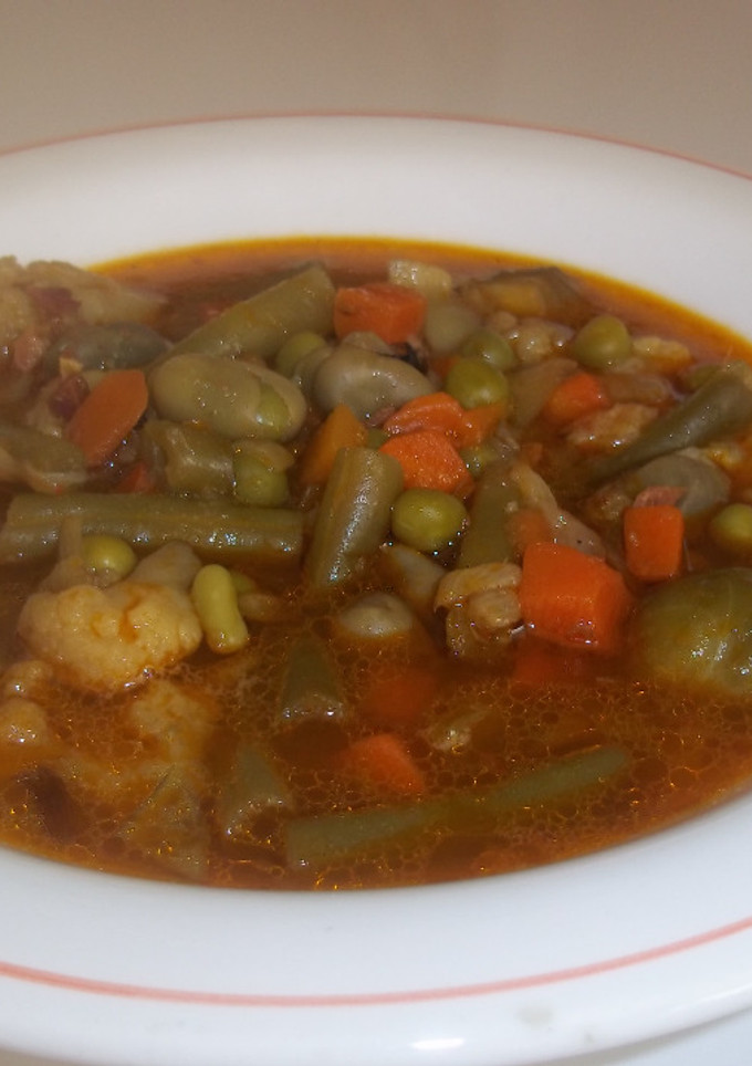 Una foto de Menestra de verduras congeladas