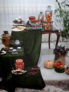 عکسی از دستور سفره یلدا