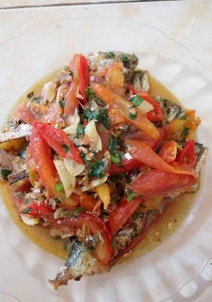 Foto resep Ikan Sarden Goreng Asam Pedas