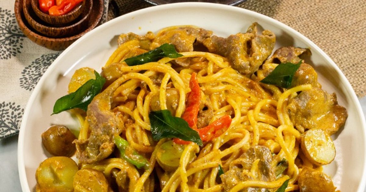 Spaghetti Rendang Resep Resep Spaghetti Daging Rendang, Pilihan Tepat Buat Yang Suka ...