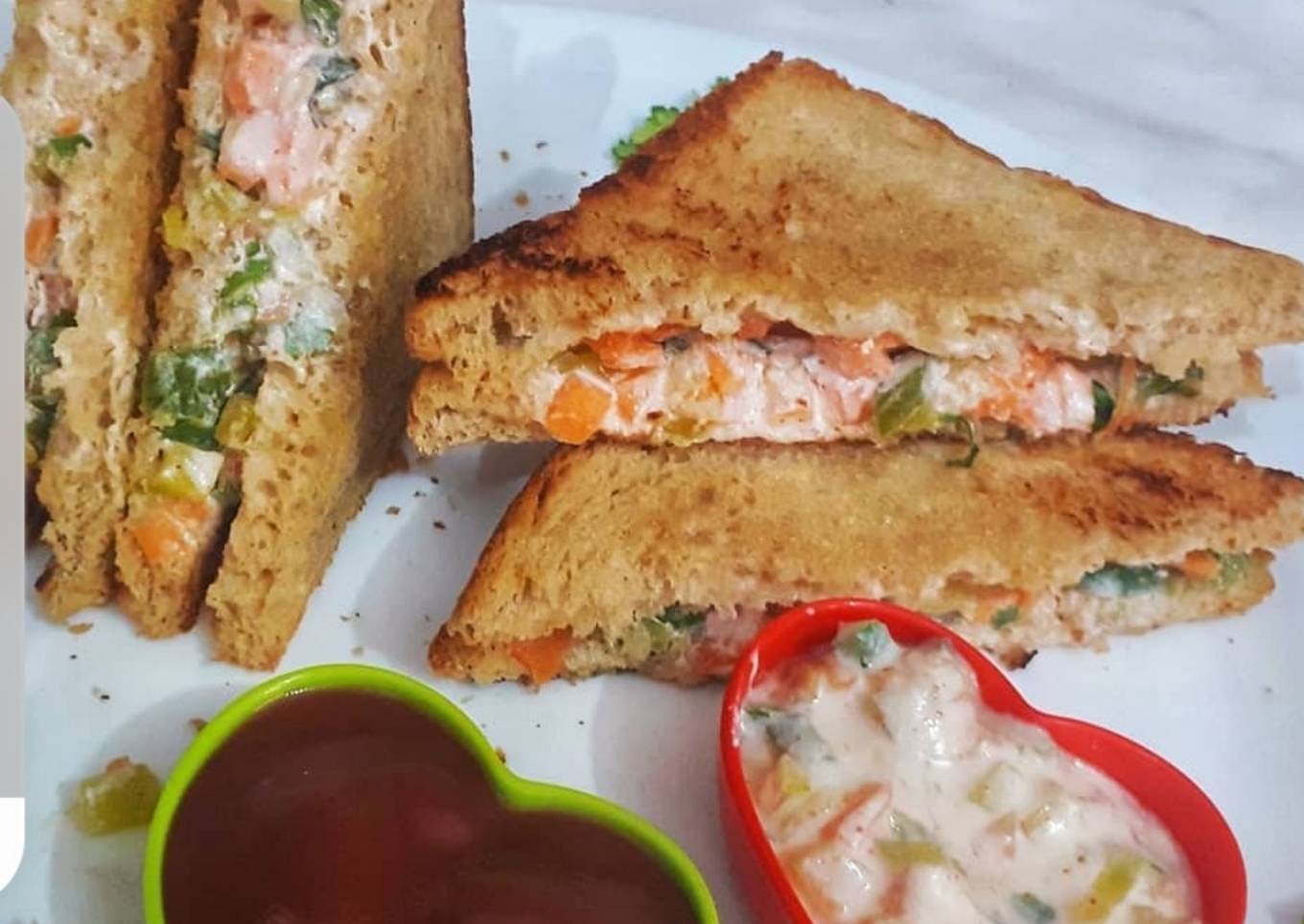 Veggies sandwich