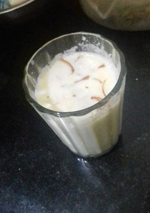 A picture of Badam milk.