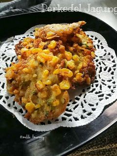Foto resep Perkedel Jagung kriuk kriuk.