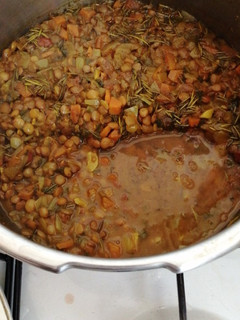 Una foto de Lentejas de verduras