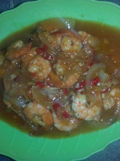 Foto resep Udang Saos Padang