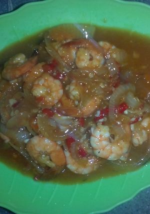 Foto resep Udang Saos Padang