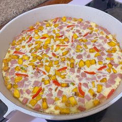 A picture of Plantain fritata.