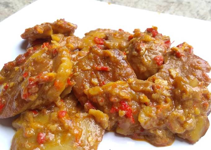 Rendang jengkol empuk