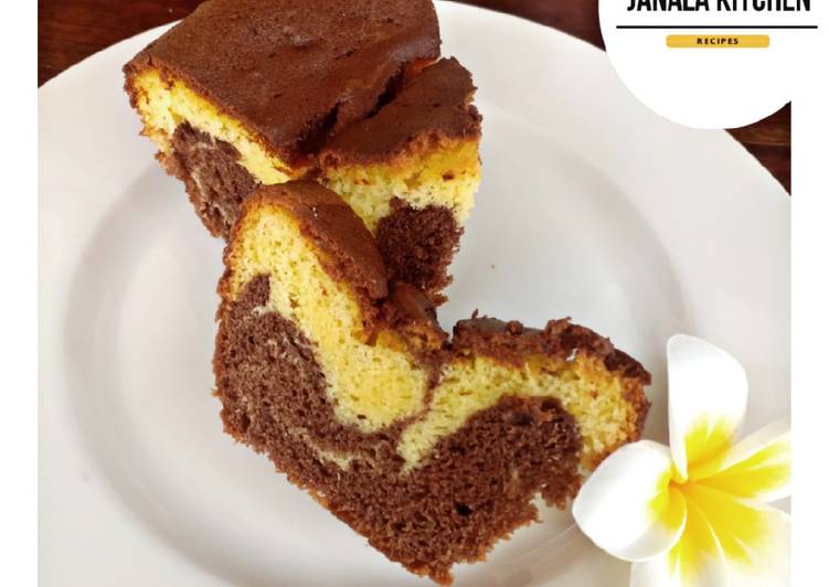 Marmer cake (Kue Bolu) ala Janala Kitchen