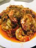 กุ้งขาวทอดกระเทียม (สูตรน้ำมันมะกอก)