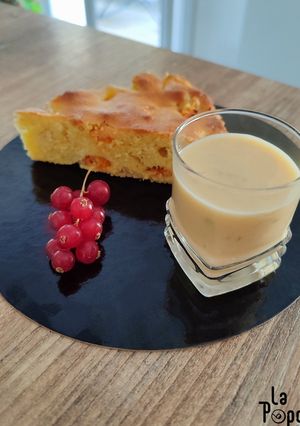 Une photo de Moelleux pêche abricot et amandes