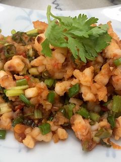 รูปของ กุ้งสับผัดพริกกระเทียม