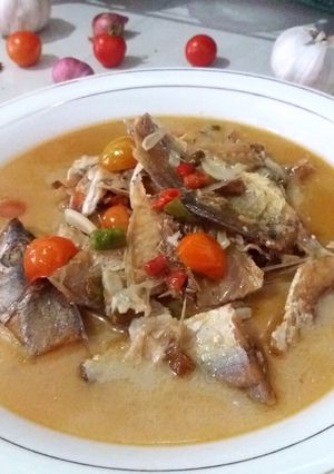 Foto resep Kicik Gereh (Ikan Asin) Kuah Pedas Santan