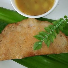 A picture of South Indian Dosa.