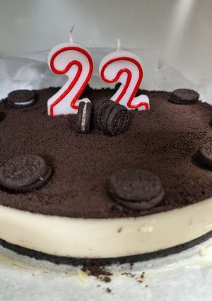 Una foto de Tarta oreo sin horno