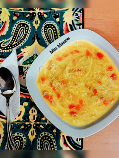 عکسی از دستور سوپ ورمیشل و گوجه