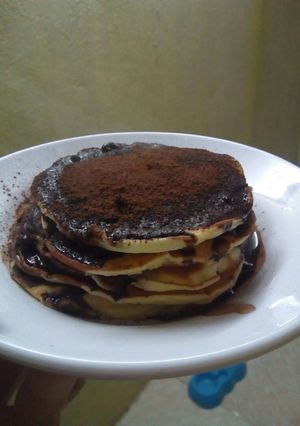 Hình của món Pancake chocolate.
