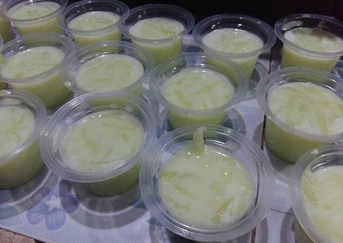 Puding Buah Melon