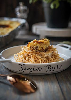 Foto resep Spaghetti Brulee ‘Rumahan’