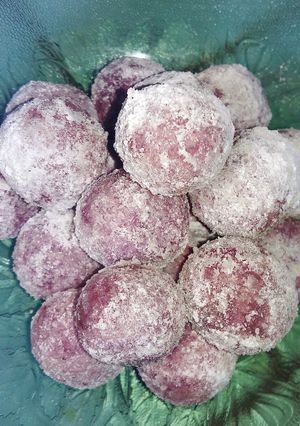 Foto resep Bola-bola ubi ungu
