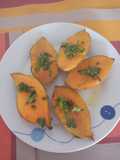 Camotes al horno