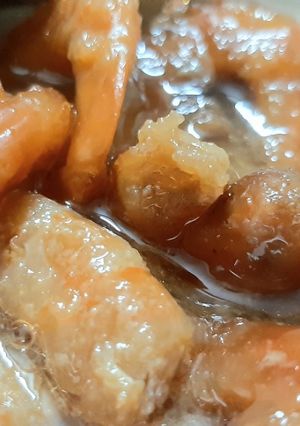 Hình của món Tôm khô rim nước mắm.