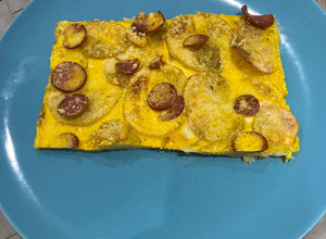 Foto di Pizza di uova e patate al forno