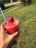 Frappé de frutilla con 3 ingredientes!!!