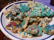 Una foto de galletita con confites