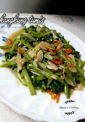 Foto resep Kangkung tumis simple lezat