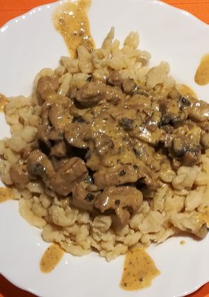 Gombás sertésszelet újragondolva recept fotója