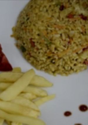 صورة لوصفة الرز بالطريقه الكوريه