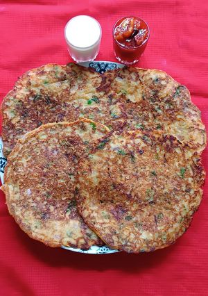 A picture of Sattu Pancake (Using Sattu Premix).