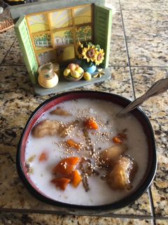 Hình của món Chè chuối khoai lang.