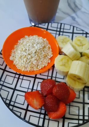 Foto resep Jus Smoothie Pisang, Strawberry