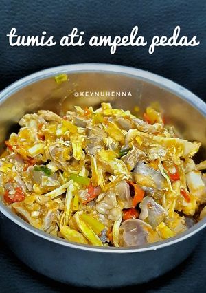 Foto resep Tumis ati ampela pedas