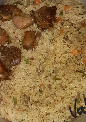 A picture of Dirty coconut rice.