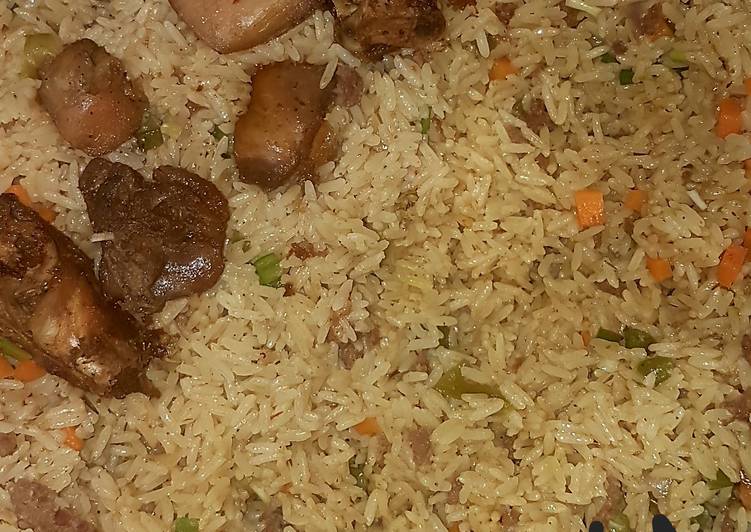 Recipe of Speedy Dirty coconut rice