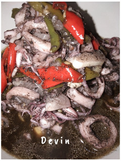 Foto resep 155. Cumi Hitam Kuah Pedas